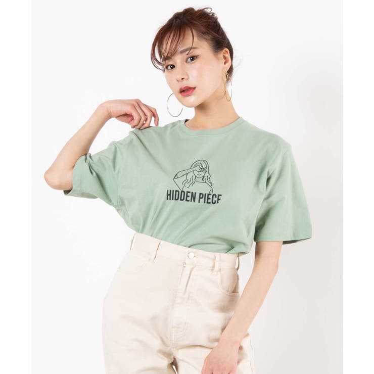 ガールプリントtシャツ Wesm04 L2727 品番 Wg Wego Women ウィゴー のレディース ファッション通販 Shoplist ショップリスト