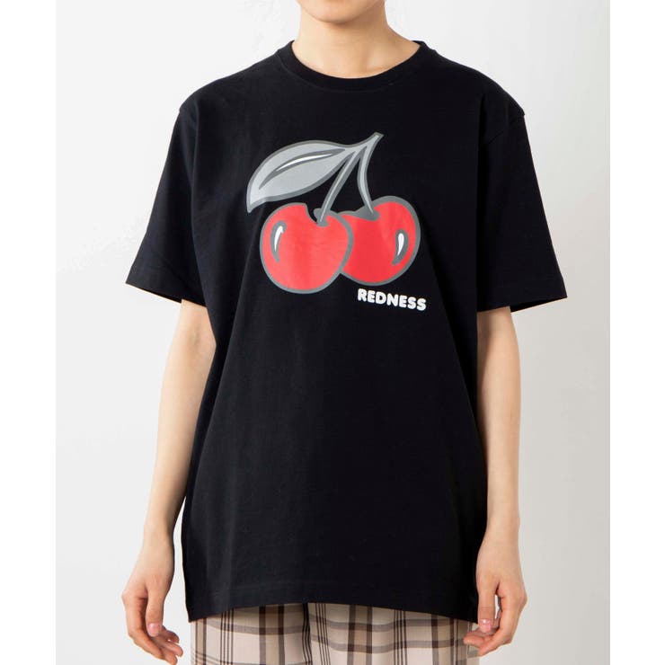 CHERRYプリントTシャツ WE20SM04-L3233[品番：WG010074818]｜WEGO