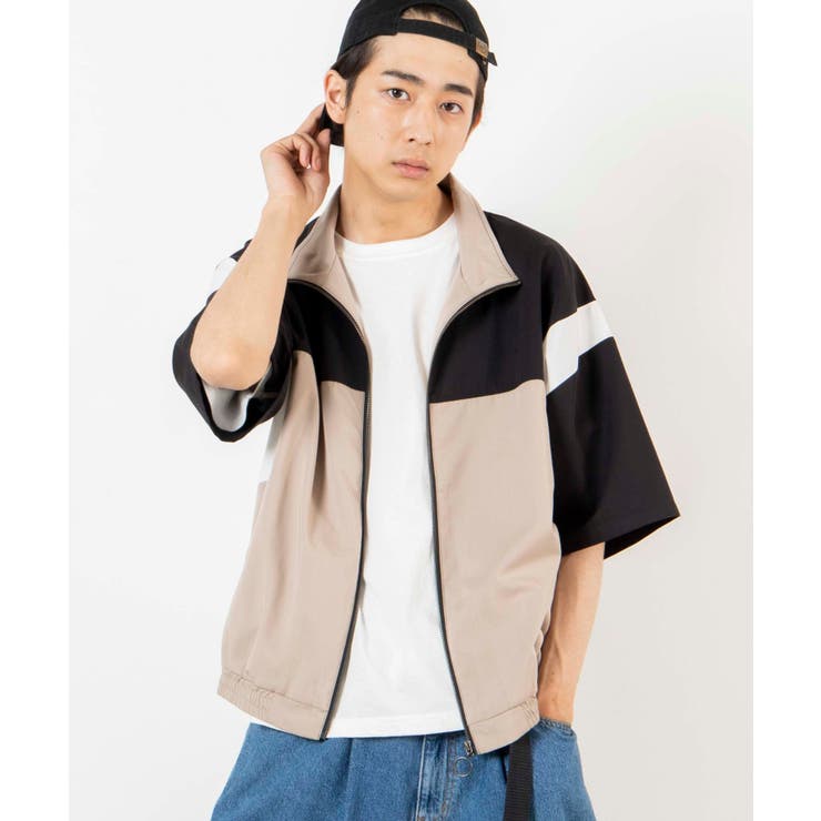 Trカラーブロックブルゾン 5 Wesm04 M1862 品番 Wg Wego Men ウィゴー のメンズ ファッション通販 Shoplist ショップリスト