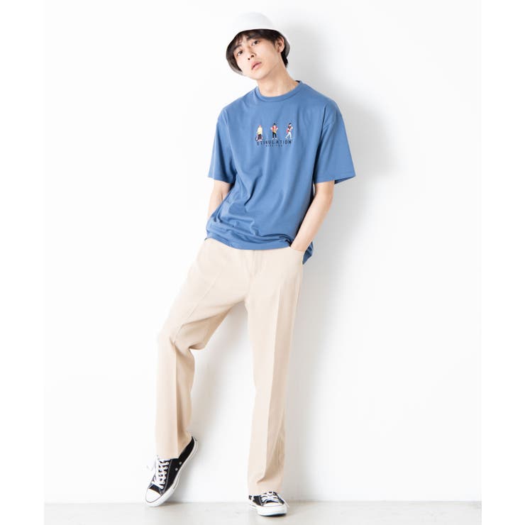 ヒューマン刺繍Tシャツ WE20SM04-M2850 | WEGO【MEN】 | 詳細画像2 