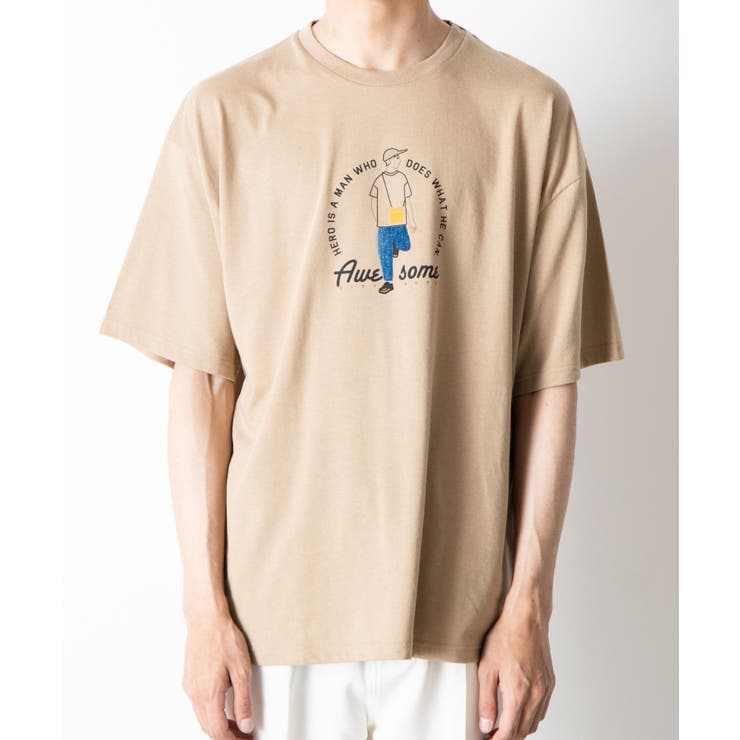 フロッキーMIXプリントTシャツ WE20SM04-M2854 | WEGO【MEN】 | 詳細画像4 
