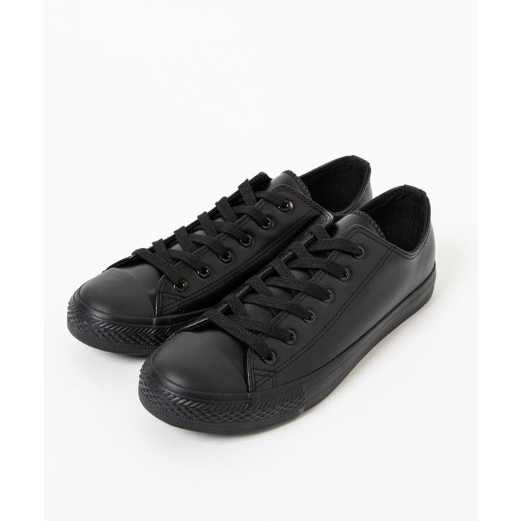 ブラック | エコレザーローカットスニーカー WE20SM04-MG1175 | WEGO【MEN】