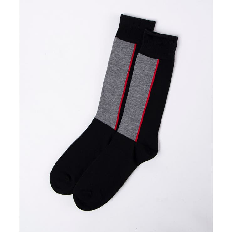 ブラック | カラーブロックレギュラーソックス WE20SM04-MG1189 | WEGO【MEN】