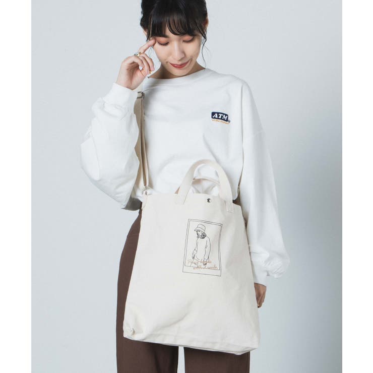 【WEB限定】2wayキャンバストートバッグ韓国  韓国ファッション[品番：WG010074757]｜WEGO【WOMEN】（ウィゴー）のレディースファッション通販｜SHOPLIST（ショップリスト）