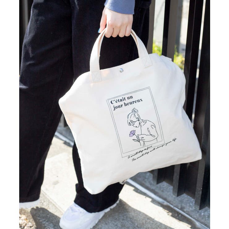 柄11 | 【WEB限定】2wayキャンバストートバッグ韓国 韓国ファッション | WEGO【WOMEN】