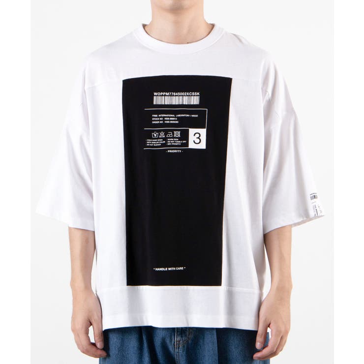 ボックスブロックビッグTシャツ WE20SM05-M2862 | WEGO【MEN】 | 詳細画像7 