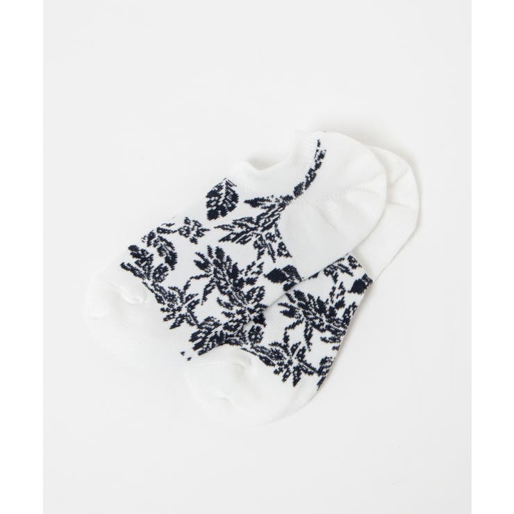 ホワイト | ハイビスカスショートソックス WE20SM05-MG2755 | WEGO【MEN】