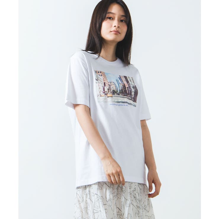 カラーフォトプリントtシャツ Wesm07 L4449 品番 Wg Wego Women ウィゴー のレディースファッション通販 Shoplist ショップリスト