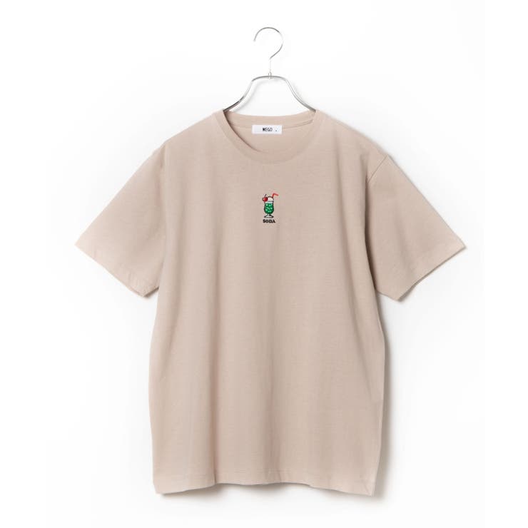 クリームソーダワンポイントTシャツ WE20SM07-L4450