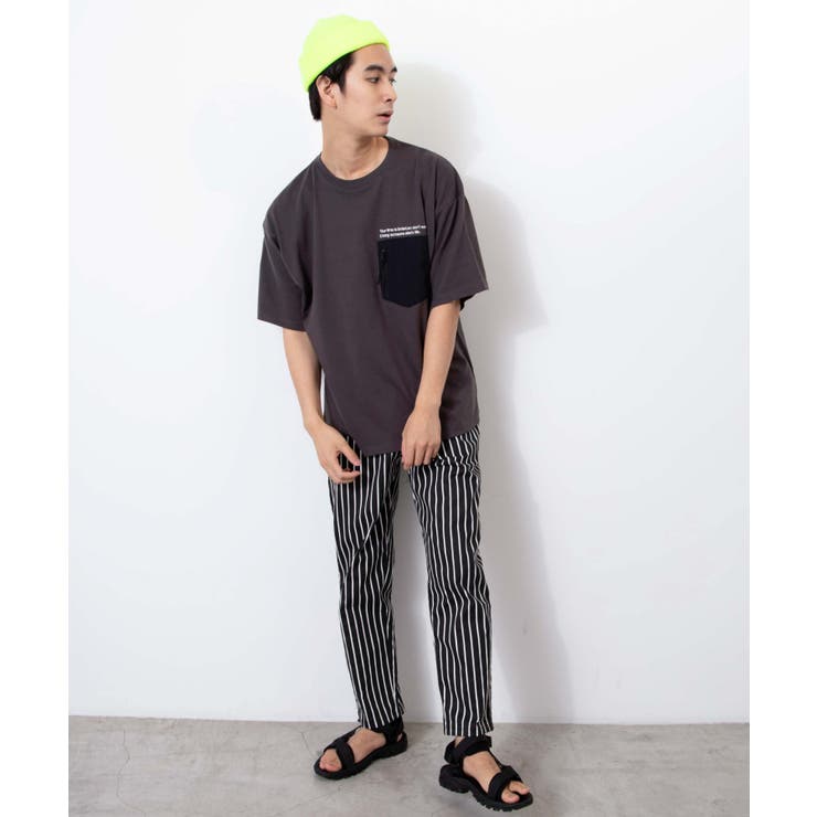ナイロンポケットTシャツ | WEGO【MEN】 | 詳細画像1 
