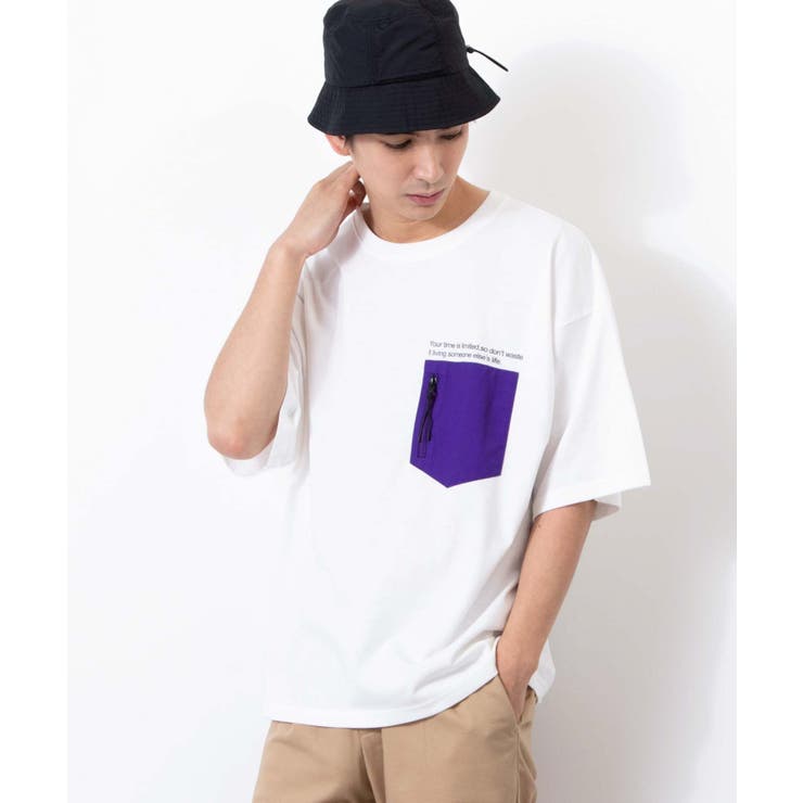 ホワイトその他 | ナイロンポケットTシャツ | WEGO【MEN】