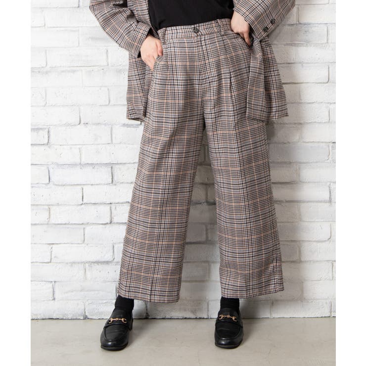 テトロンセットアップワイドパンツ Wesp01 L8536 品番 Wg Wego Women ウィゴー のレディースファッション通販 Shoplist ショップリスト