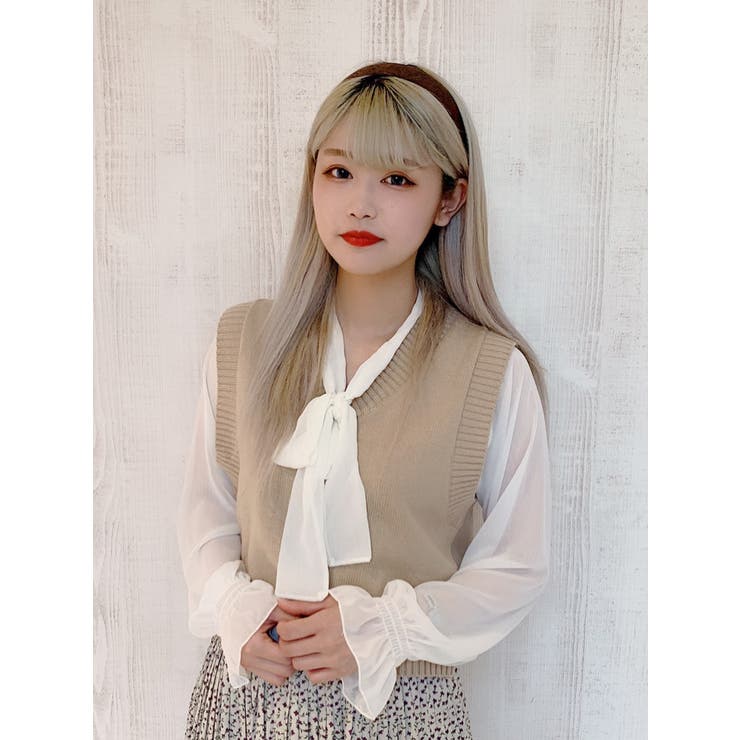 新品MUNSINGWEARレディース/ニットベスト春夏物byJUNKOSHIMADA