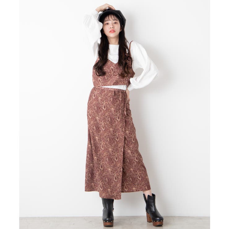 ペイズリーラップスカート  WE20SP01-L8747[品番：WG010071896]｜WEGO【WOMEN】（ウィゴー）のレディースファッション通販｜SHOPLIST（ショップリスト）