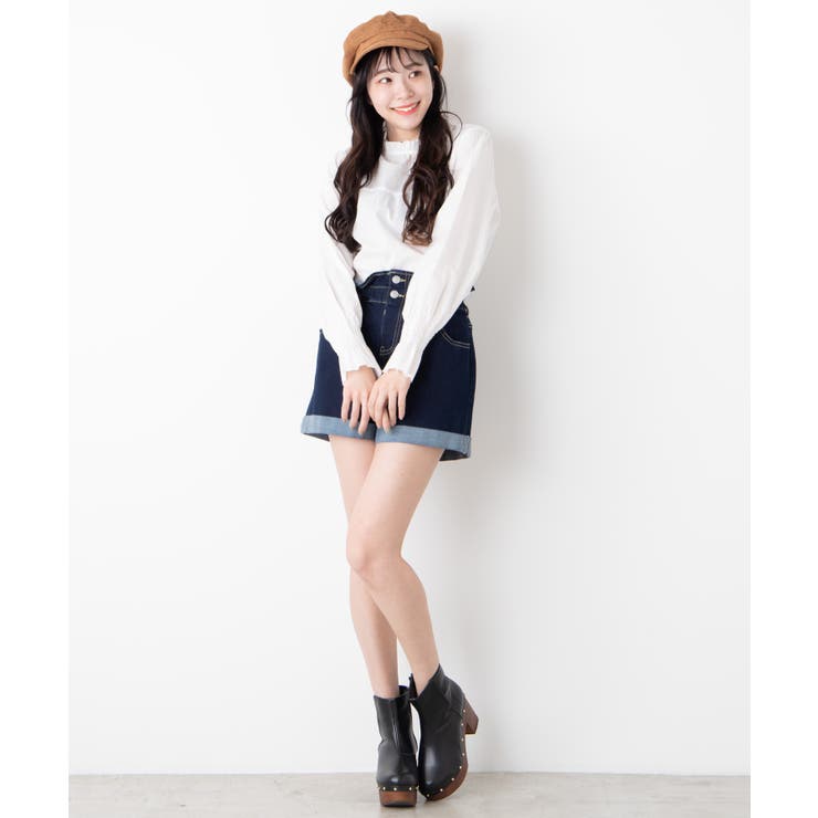 スタンドフリルネックブラウス  WE20SP01-L8751[品番：WG010071899]｜WEGO【WOMEN】（ウィゴー）のレディースファッション通販｜SHOPLIST（ショップリスト）