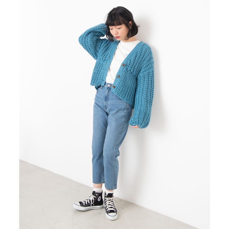 ローゲージショートカーディガン  WE20SP01-L9059[品番：WG010072053]｜WEGO【WOMEN】（ウィゴー）のレディースファッション通販｜SHOPLIST（ショップリスト）