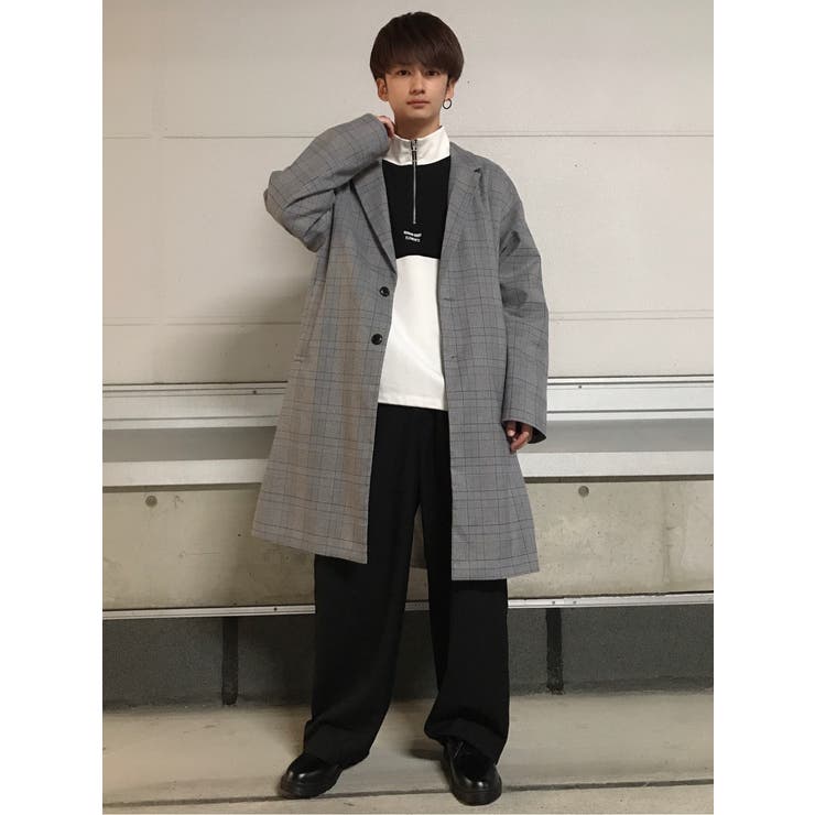 クラシックチェックチェスターコート WE20SP01-M9168[品番