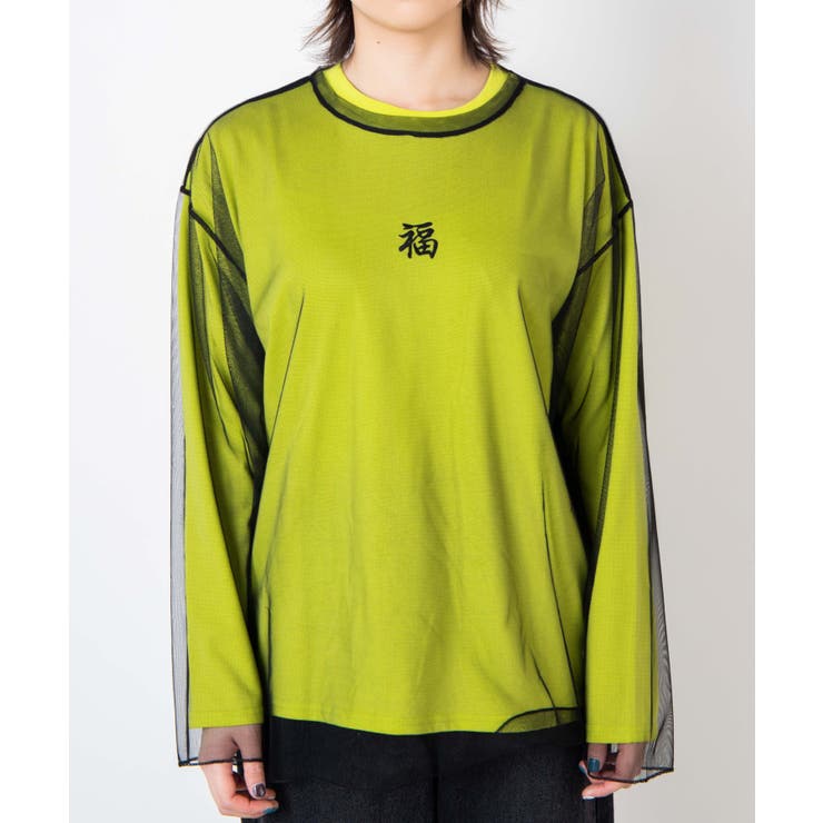 シースルーワンポイントロンT  WE20SP02-L0188[品番：WG010072941]｜WEGO【WOMEN】（ウィゴー）のレディースファッション通販｜SHOPLIST（ショップリスト）