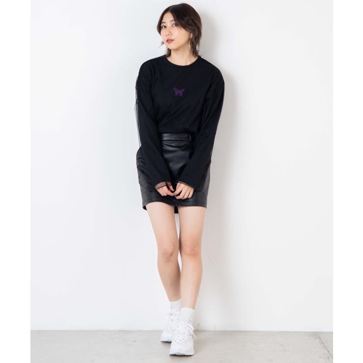 シースルーワンポイントロンT  WE20SP02-L0188[品番：WG010072941]｜WEGO【WOMEN】（ウィゴー）のレディースファッション通販｜SHOPLIST（ショップリスト）