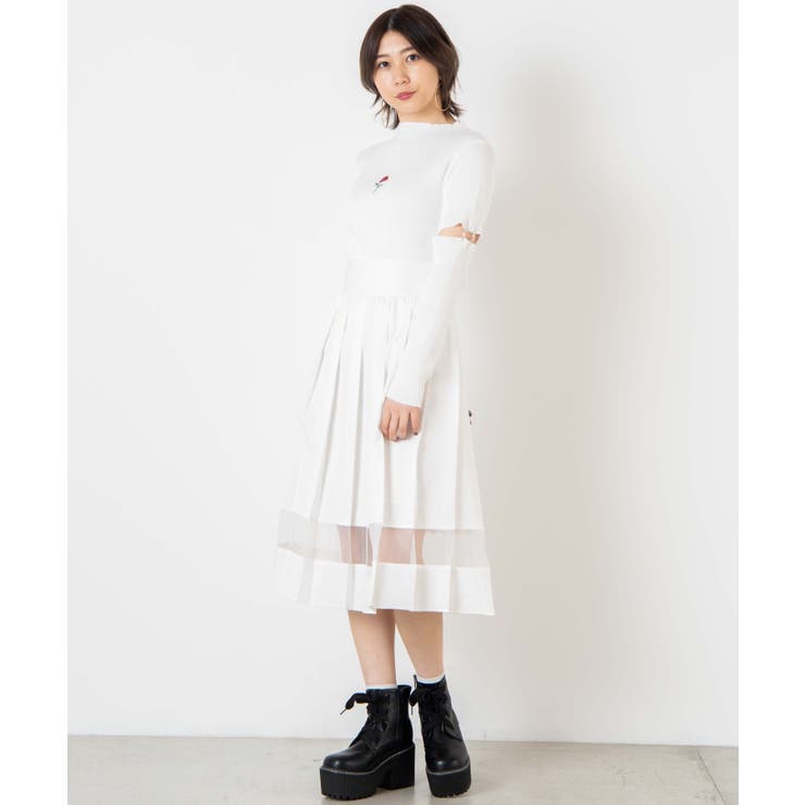 プリーツプリーズ イッセイミヤケ 10SS シアーラインプリーツスカート PLEATS PLEASE プリーツプリーズ イッセイミヤケ PP01-JG403