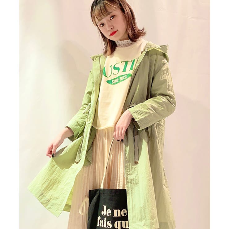 フードミリタリーナイロンロングコート Wesp02 L45 品番 Wg Wego Women ウィゴー のレディース ファッション通販 Shoplist ショップリスト