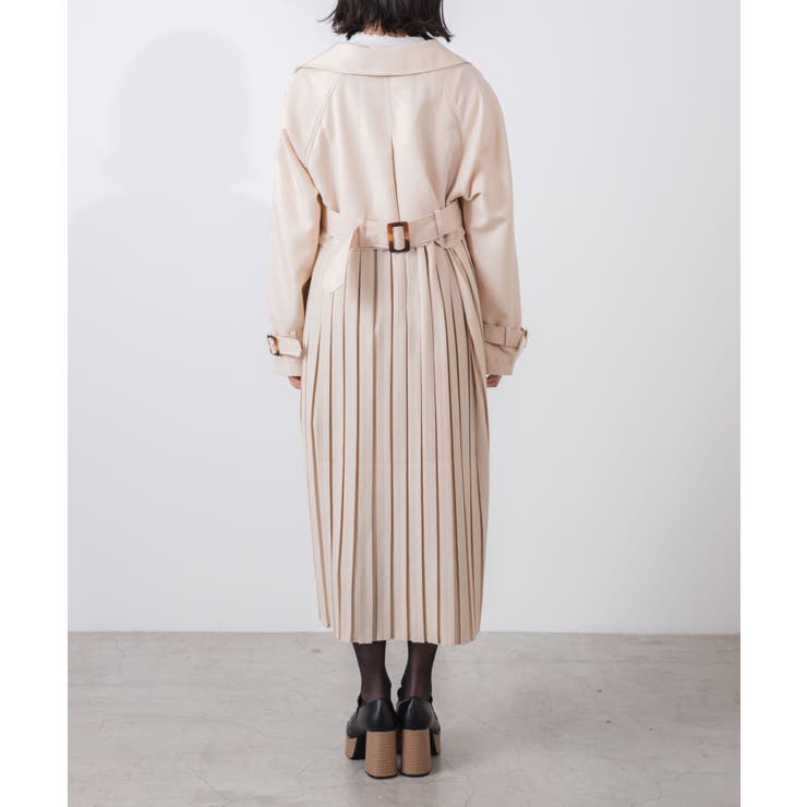 バックプリーツトレンチコート WE20SP02-L8977[品番