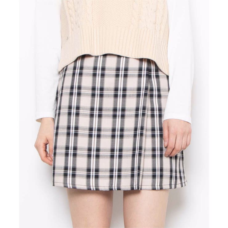 チェックラップミニスカート  WE20SP02-L9147[品番：WG010072133]｜WEGO【WOMEN】（ウィゴー）のレディースファッション通販｜SHOPLIST（ショップリスト）