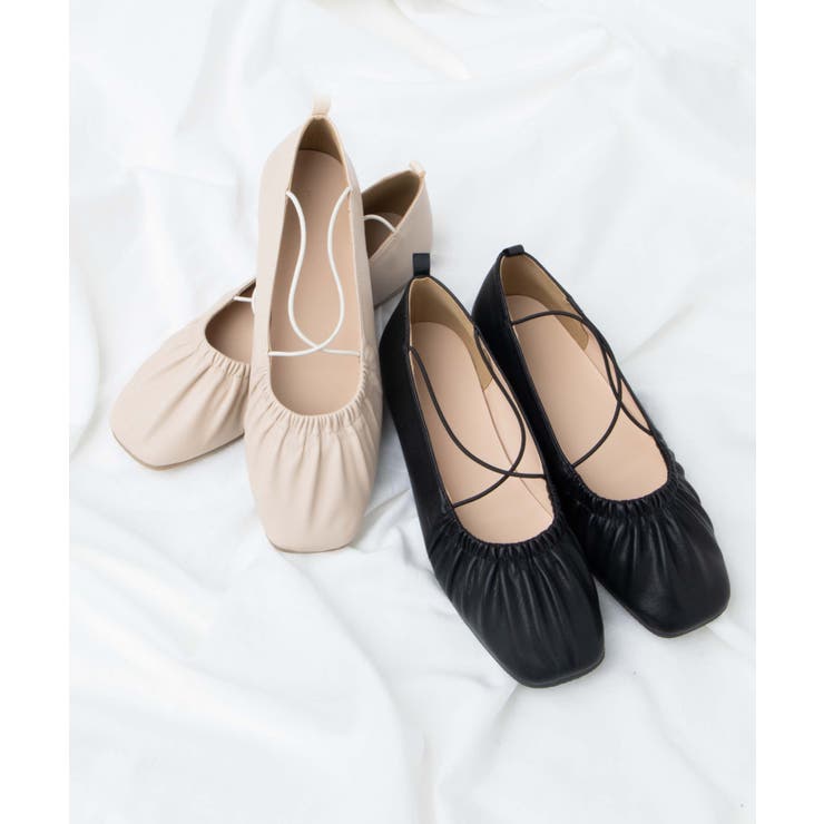 スクエアデザインバレエシューズ WE20SP02-LG8908 | WEGO【WOMEN】 | 詳細画像1 