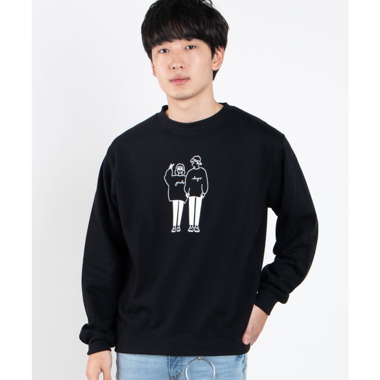 カップルモチーフプルオーバー2 Wesp02 M1850 品番 Wg Wego Men ウィゴー のメンズファッション通販 Shoplist ショップリスト