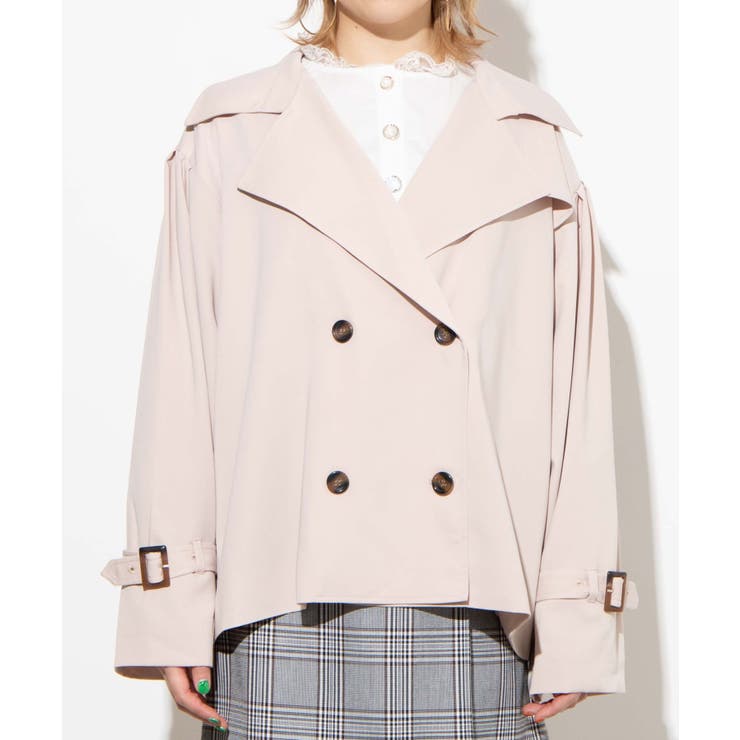 ショートトレンチコート Wesp03 L0135 品番 Wg Wego Women ウィゴー のレディースファッション通販 Shoplist ショップリスト ショートトレンチコート Wesp03 L0135 品番 Wg Wego Women ウィゴー のレディースファッション通販 Shoplist ショップリスト