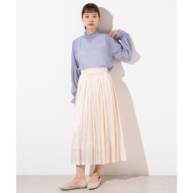 シアーシャーリングハイネックブラウス  WE20SP03-L1027[品番：WG010072952]｜WEGO【WOMEN】（ウィゴー）のレディースファッション通販｜SHOPLIST（ショップリスト）