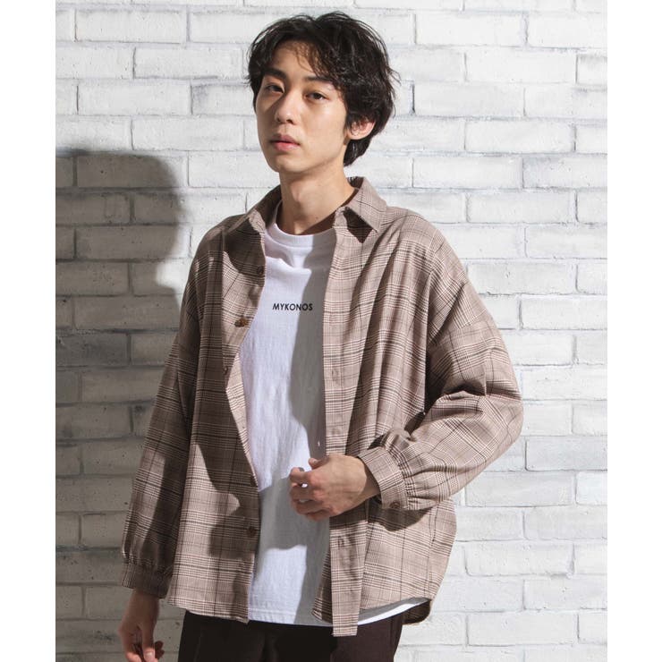 ブラウン系チェック1 | クラシックチェックシャツ WE20SP03-M1103 | WEGO【MEN】