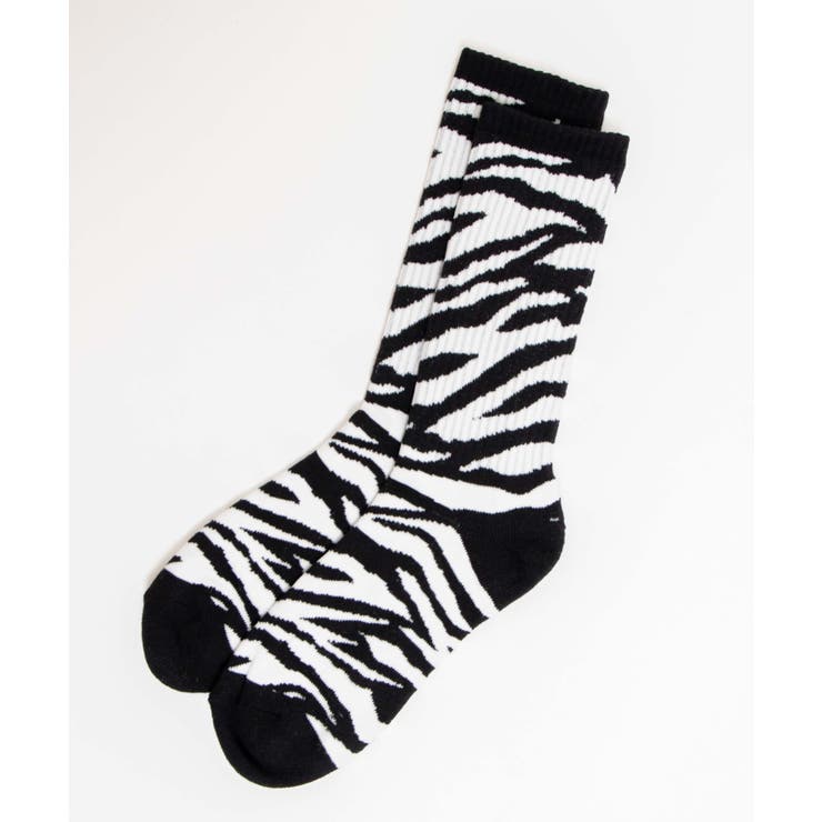 ブラック | アニマルレギュラーソックス WE20SP03-MG9508 | WEGO【MEN】