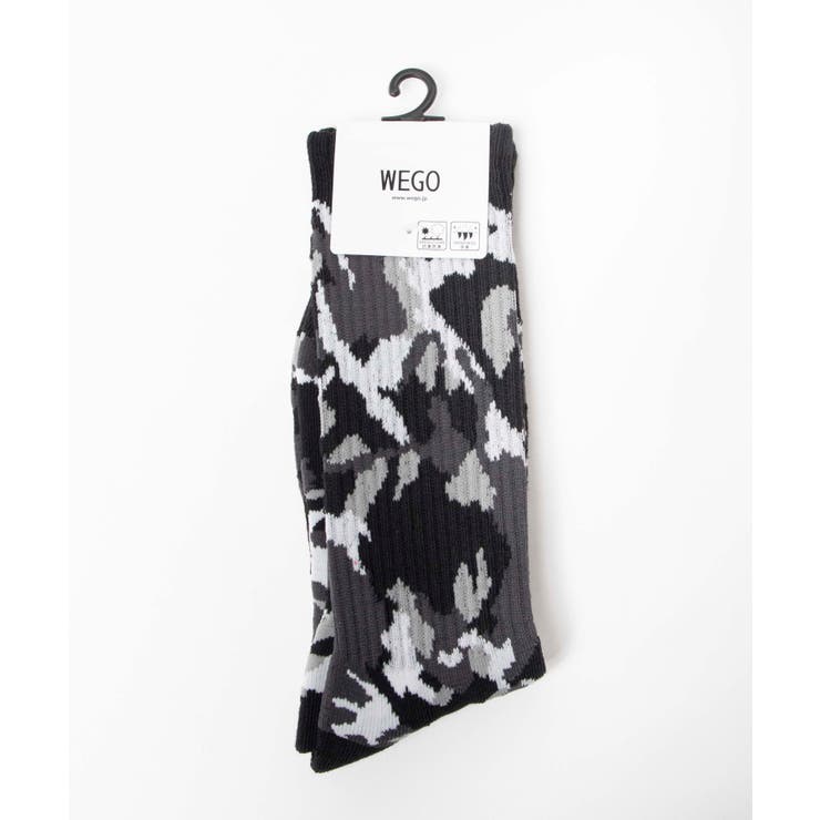 カモフラレギュラーソックス \330 (税込) WE20SP03-MG9509 | WEGO【MEN】 | 詳細画像1 