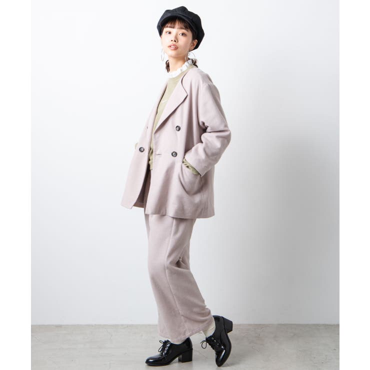 フェイクウールダブルジャケット WE20SP12  L7726[品番：WG010071305]｜WEGO【WOMEN】（ウィゴー）のレディースファッション通販｜SHOPLIST（ショップリスト）