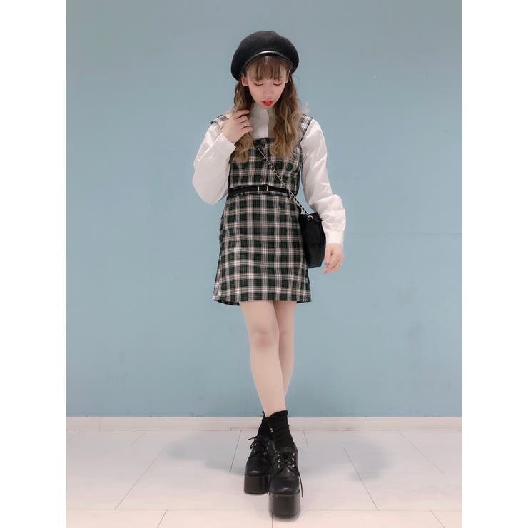 【2点セット】チェックビスチェスカートSET  WE20SP12-L8168[品番：WG010071525]｜WEGO【WOMEN】（ウィゴー）のレディースファッション通販｜SHOPLIST（ショップリスト）