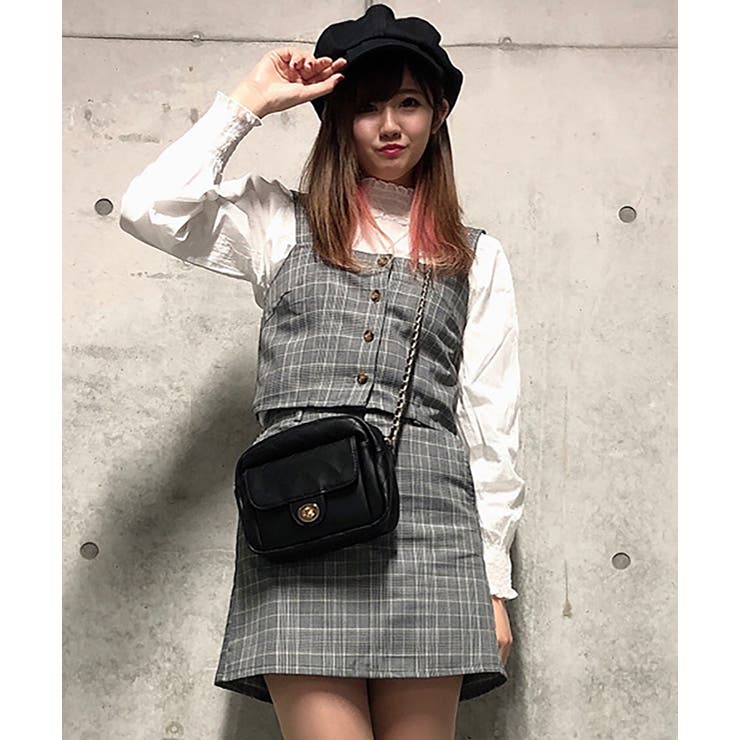 【2点セット】チェックビスチェスカートSET  WE20SP12-L8168[品番：WG010071525]｜WEGO【WOMEN】（ウィゴー）のレディースファッション通販｜SHOPLIST（ショップリスト）