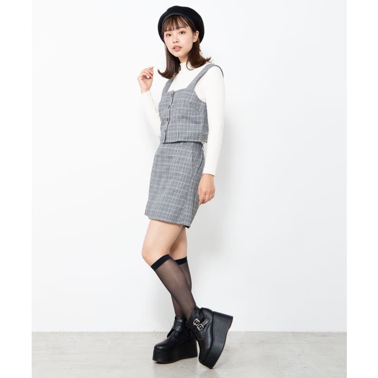 wego チェック ビスチェ 【SALE／81%OFF】 - トップス