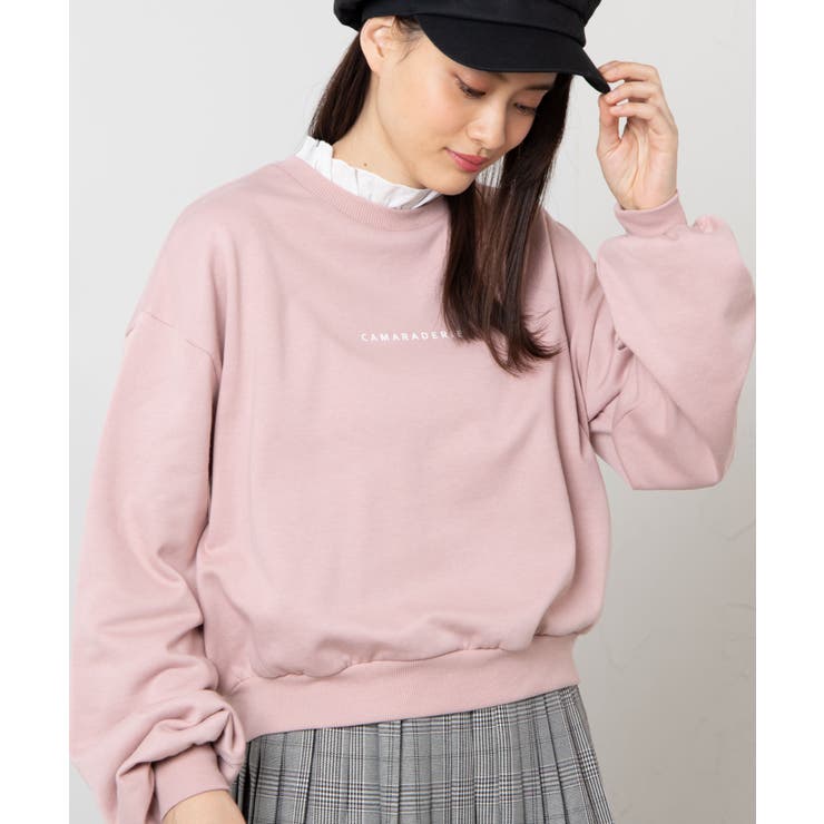 フリルロゴスウェット  WE20SP12-L8179[品番：WG010071540]｜WEGO【WOMEN】（ウィゴー）のレディースファッション通販｜SHOPLIST（ショップリスト）