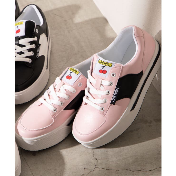 チェリーモチーフ厚底スニーカー Wesp12 Lg7562 品番 Wg Wego Women ウィゴー のレディースファッション通販 Shoplist ショップリスト