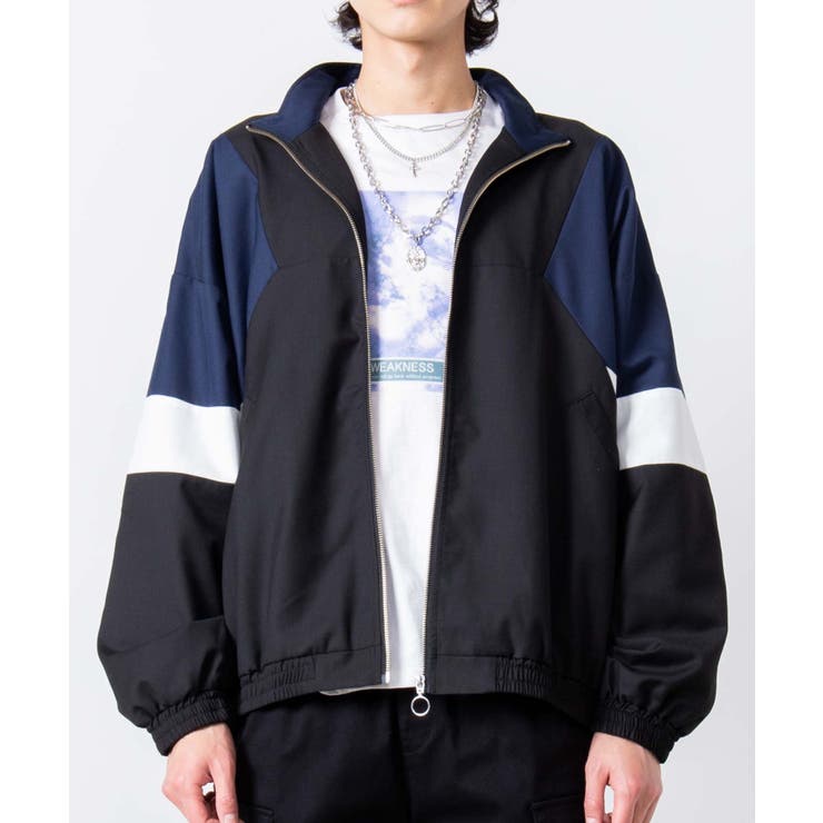 TRカラーブロックスタンドブルゾン WE20SP12-M7776[品番：WG010071514