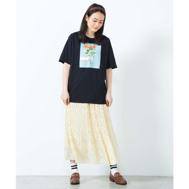 バラフォトTシャツ WE20SS02-M1063 | WEGO【WOMEN】 | 詳細画像1 