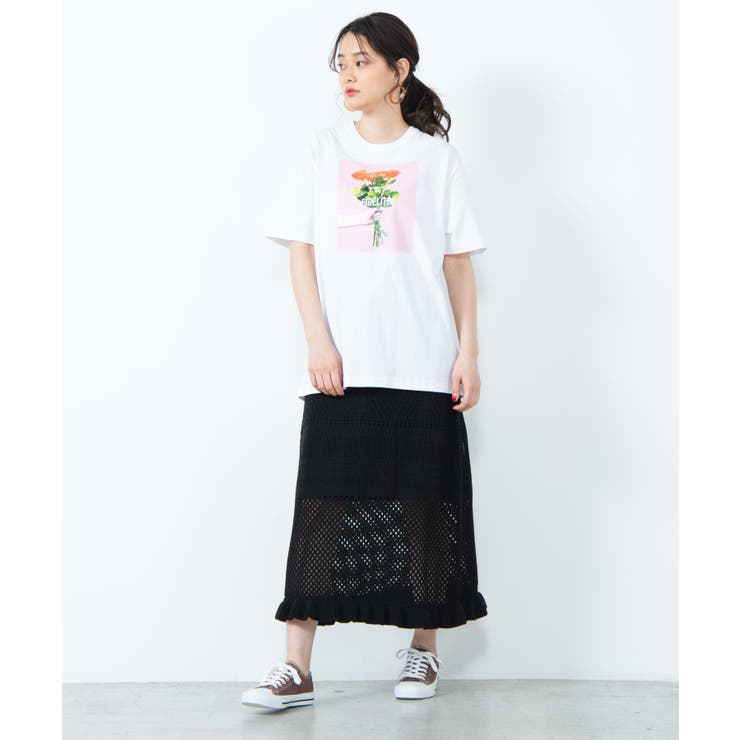 バラフォトTシャツ WE20SS02-M1063 | WEGO【WOMEN】 | 詳細画像9 