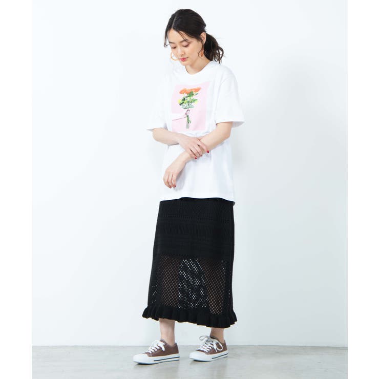 バラフォトTシャツ WE20SS02-M1063 | WEGO【WOMEN】 | 詳細画像8 