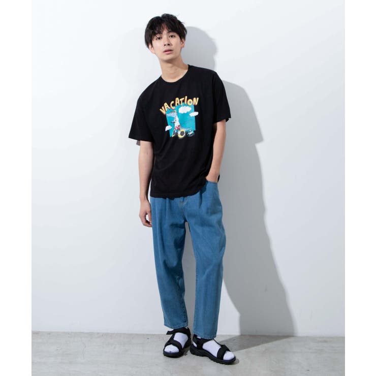 ワニモチーフTシャツ | WEGO【MEN】 | 詳細画像4 