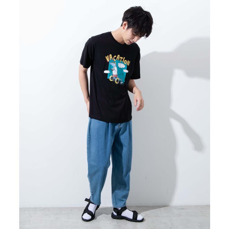 ワニモチーフTシャツ | WEGO【MEN】 | 詳細画像5 