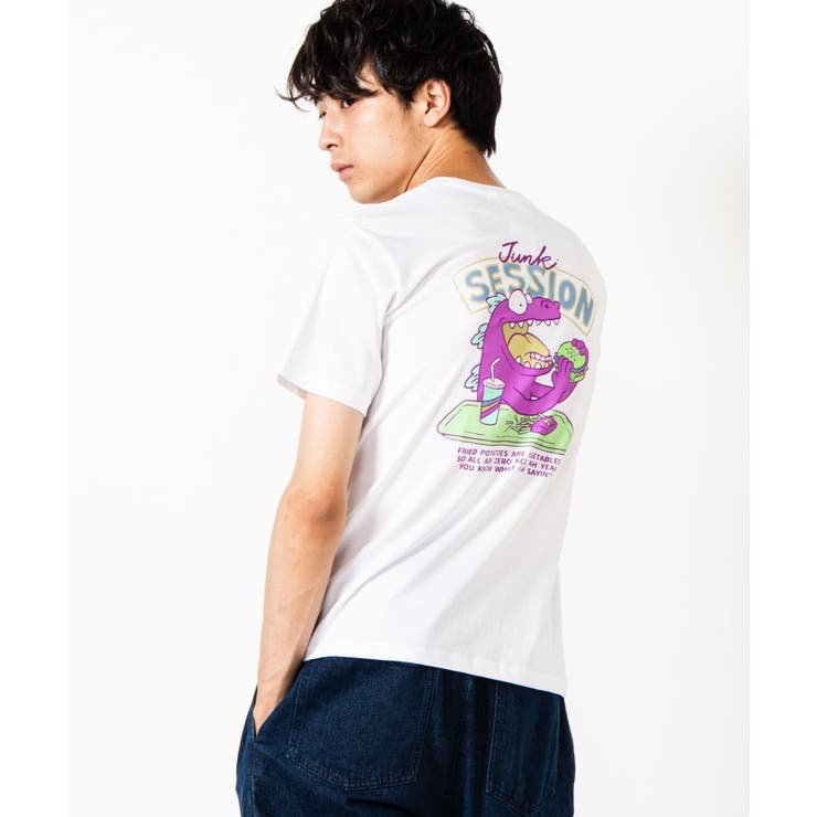 ホワイトソノタ | モンスターモチーフTシャツ WE20SS06-M5008 | WEGO【MEN】