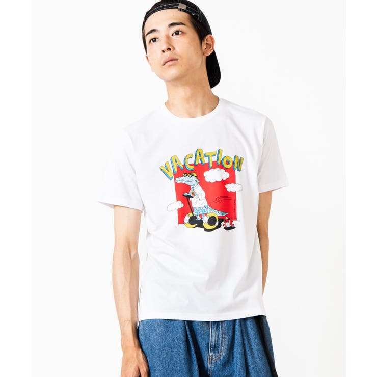 ホワイト | モンスターモチーフTシャツ WE20SS06-M5008 | WEGO【MEN】