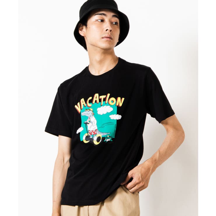 ブラック | モンスターモチーフTシャツ WE20SS06-M5008 | WEGO【MEN】