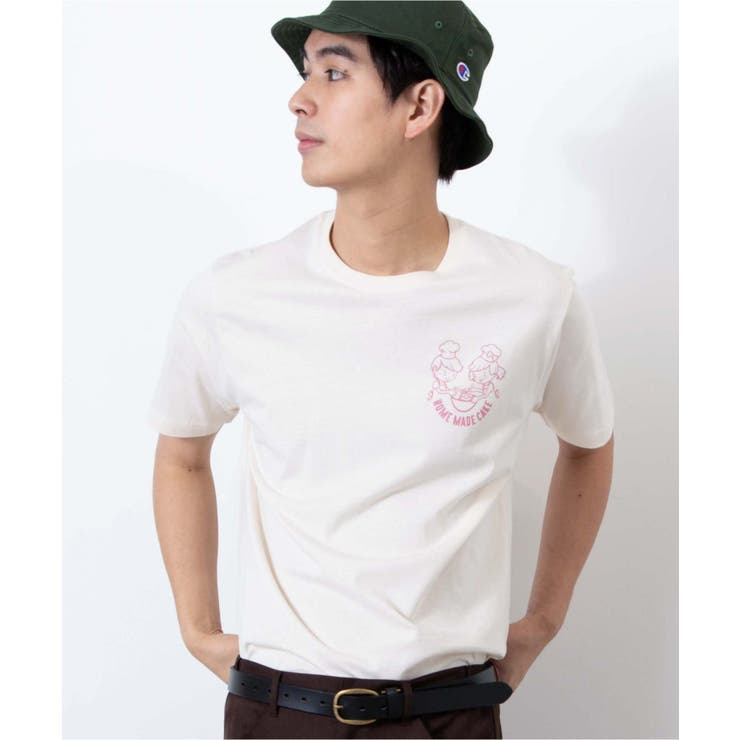 アイボリー | レトロワンポイントキャラTシャツ WE20SS07-M5003 | WEGO【MEN】
